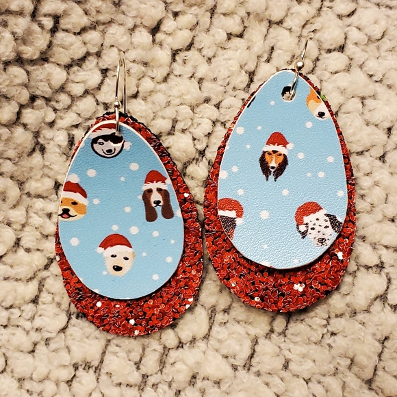 Handmade HOWLIDAY Dog Earrings!!! - Picture 4 of 6